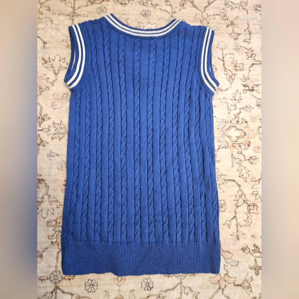 University Of Kentucky Uk Womens XL Knit Cotton Vest Academia Preppy School - Picture 5 of 7